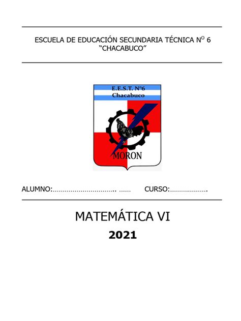Formación Técnica E.E.S.T. N° 6.